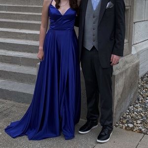 blue prom dress!